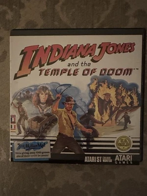 Indiana Jones and the Temple of Doom Atari ST Game Boxed with Instructions - Image 1 of 4