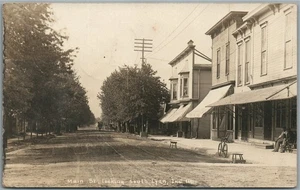 SOUTH LYNN IN MAIN STREET ANTIQUE REAL PHOTO POSTCARD RPPC - Picture 1 of 2