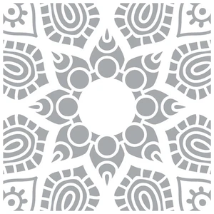 Terrassenfliese Mehrweg Schablonen für 30cm, 45cm & 60cm Gartenplatten MARKESH - Bild 1 von 14
