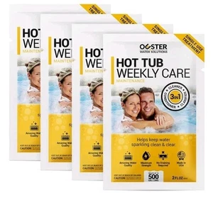3-in-1 Weekly Hot Tub Cleaner, Conditioner & Clarifier–Spa Chemicals 4 Week Kit - Imagen 1 de 4