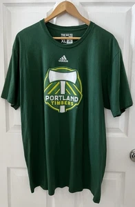 Adidas The Go-To Tee T-Shirt For Men Sz XL Portland Timbers Embroidered Green - Picture 1 of 16