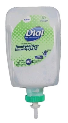 Dial Professional, 1.2L Foam Hand Sanitizer - Fragrance-Free (3pk) New - Image 1 of 2