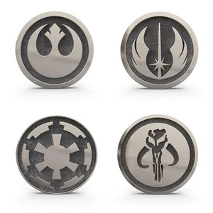 Mythosaur Skull Pin Set: Jedi Order, Rebel Alliance, Galactic Empire Accessories - Picture 1 of 9
