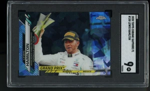 Lewis Hamilton 2020 Topps Chrome F1 Formula 1 Racing Sapphire #150 SGC 9 Mint - Bild 1 von 2