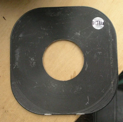 original metal Fatif Milano monorail 5x410x8 flat lens board panel copal 3 hole - Image 1 of 2