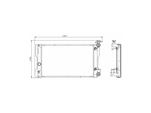 Denso Radiator Radiator fits Toyota Matrix 2009-2011 53QCRC - Image 1 of 1
