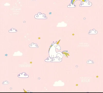 A.S. Création Einhorn Kinderzimmertapete Rosa Papier 361582 Wandtapete Modern - Bild 1 von 4