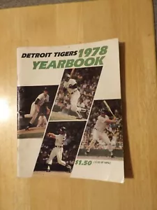 1978 DETROIT TIGERS YEARBOOK ROZEMA KEMP THOMPSON & LeFLORE ON COVER - Picture 1 of 2
