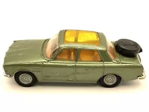 Corgi Toys 275 Rover 2000 TC w/Spare, Green, Saloon Car, Amber Roof & Gem Lights - Picture 1 of 12