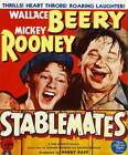 Stablemates poster Mickey Rooney Wallace Beery on window car 1938 Movie Photo