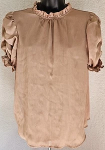 Camisa blusa top mujer Mele E Pere talla L grande marrón - Imagen 1 de 24