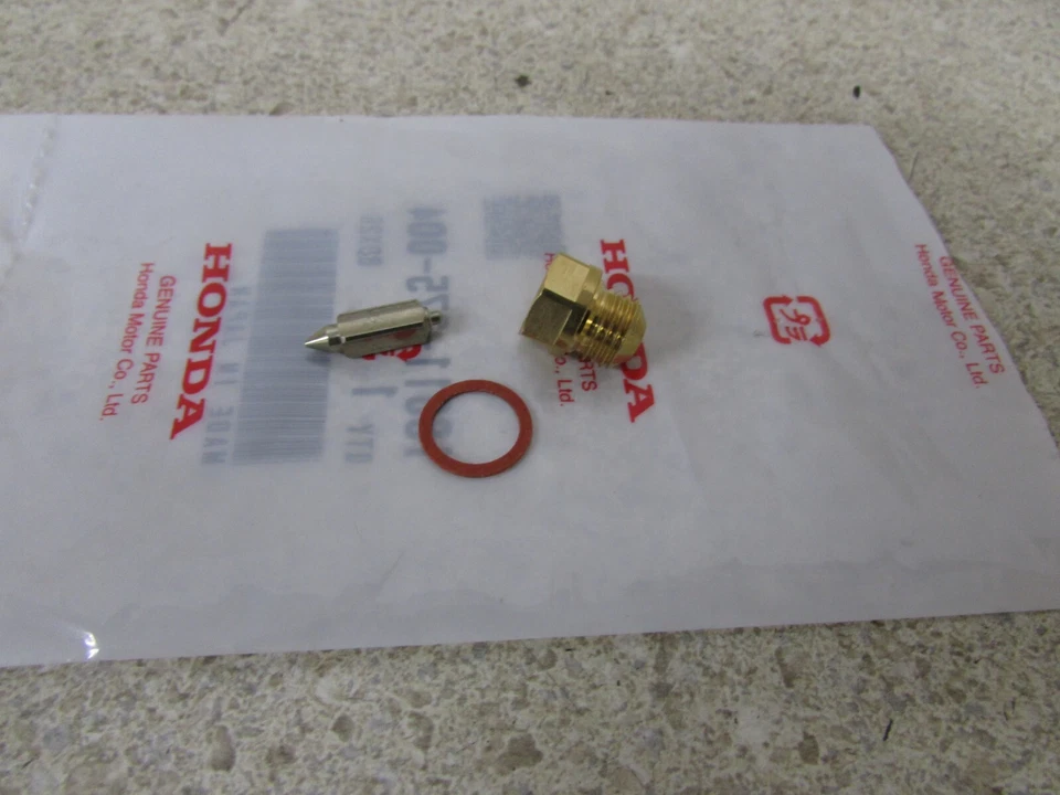 NUEVO HONDA XL100 XL125 XL175 SL100 SL125 SL350 OEM VÁLVULA FLOTADOR JUEGO DE ASIENTO AGUJA Foto 1 de 1