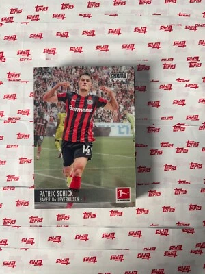 2021/22 Topps Stadium Club Chrome Bundesliga-Patrik Schick Bayer Leverkusen #68 - Image 1 of 2