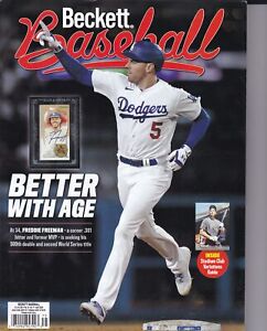 April 2024 Beckett Baseball Price Guide Magazine Vol 24 No 4 Freddie Freeman