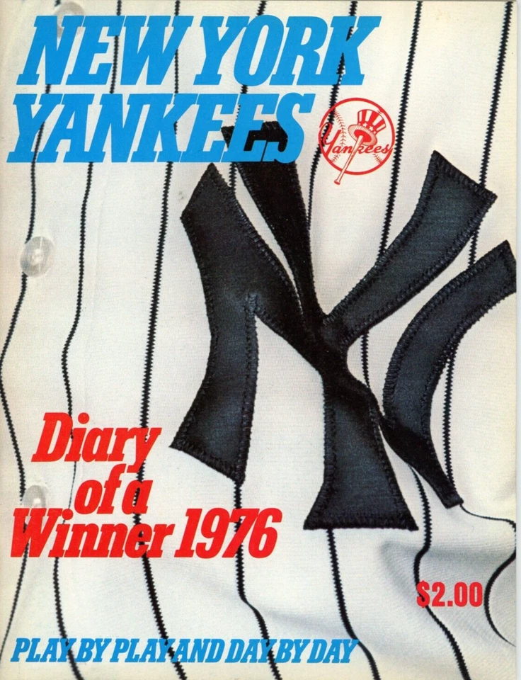 1976 New York Yankees DIARY OF A WINNER 1976 Publication - Image 1 of 1