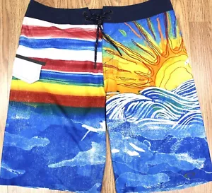 BAÑADOR OAKLEY SIN FORRO POLI/SPANDEX BAÑADOR SHORTS PLAYA ESTAMPADO Talla 33 - Imagen 1 de 6