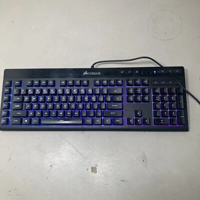 Corsair K55 RGB Rgp0031 Backlit LED lights Wired Gaming Keyboard - Image 1 of 4