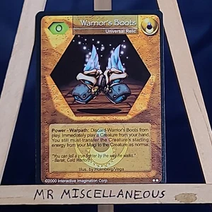 Magi Nation Duel - Warrior's Boots - Universal Relic - Base Unlimited - Bild 1 von 1