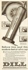 1925 Dill Mfg. Co Cleveland Ohio Balloon Tire Valve Stem Parts Instant On Cap Ad