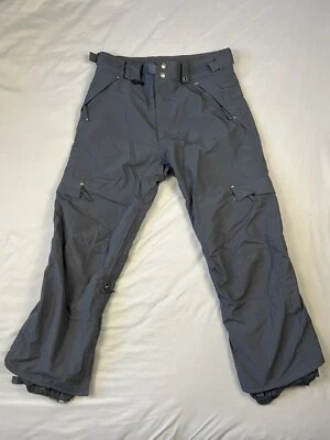 686 Smarty Snowboard Pants Mens Small Gray Winter Ski Snow Liner Cold Bottoms - Image 1 of 4