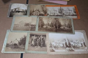 8 vistas estéreo JP King Waterloo y áreas Iowa casas gente graneros - Imagen 1 de 9