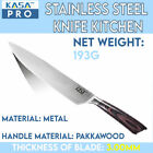 Kasa 8&#39;&#39; Ergonomic Kitchen Chef Knife with Pakkawood Handle Stainless Steel