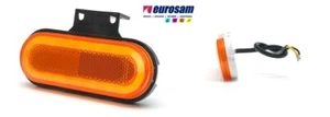 FANALINO INGOMBRO LATERALE FUNZIONE FRECCIA NEON ARANCIO 12/24V CAMION FURGONE - Imagen 1 de 3