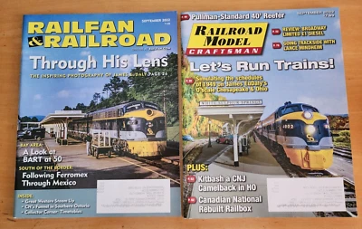 Railroad Model Craftsman & Railfan & Railroad Magazines Sept 2022 EuDaly C&O - Image 1 of 4