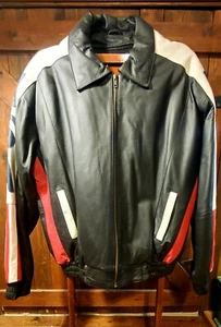 Chaqueta de montar de cuero para hombre EE. UU. talla XL - Imagen 1 de 7