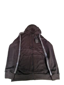 Soul Star Full Zip Hooded Top Fleece Sweatshirt Hoodie Black (L) - Picture 1 of 7