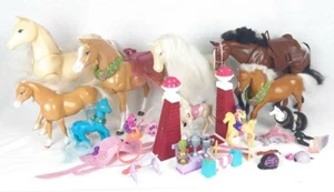 Large Lot of Barbie (& friends) Horses & Horse Accessories AS-IS - Picture 1 of 9