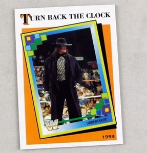 The Undertaker WWE Wrestling Trading Card WWF Topps Raw Turn Back The Clock #10 - Picture 1 of 3