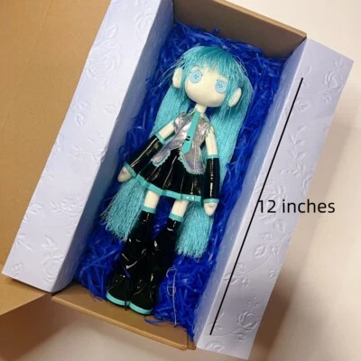 Boneca Vocaloid Hatsune Miku feita à mão - Boneca sussurrante colecionável cantora virtual - Imagem 1 de 4
