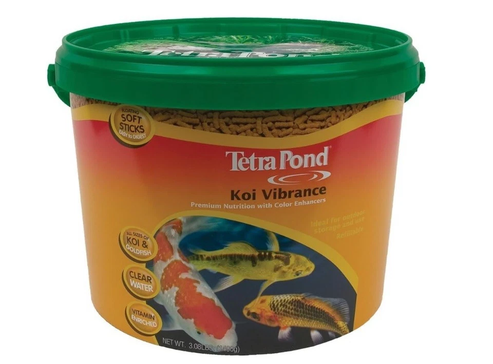 Tetra Pond Koi Vibrance 3.31 Pounds Soft Sticks, Floating Pond Food For Koi Fish - Image 1 of 1