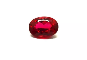 Anello Rubino Rosso Naturale 8-10 Ct Taglio Ovale Rubino Sciolto Gemma Pendente Rubino - Foto 1 di 8