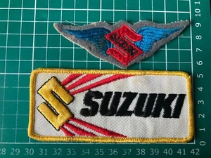 Vintage SUZUKI Motorcycle Motor Racing Patches - Picture 1 of 4
