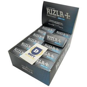Rollos de precisión Rizla rasgaduras papeles de liar 4 metros ultrafinos 1 2 6 12 24 caja - Imagen 1 de 15