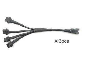 4 Ways Harness Motorcycle Underbody Light 1 Male Connector To 4 Female Connector - Imagen 1 de 6