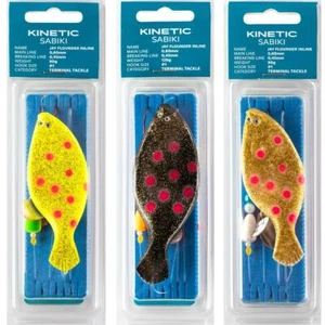 Kinetic Sabiki Jay Plattfisch Vorfach  Inline System Rig Brandungsangeln - Bild 1 von 4