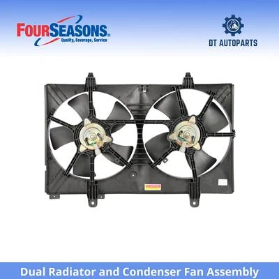 Conjunto de ventilador condensador y radiador doble para Nissan Murano 2003-2007 4 estaciones Foto 1 de 4