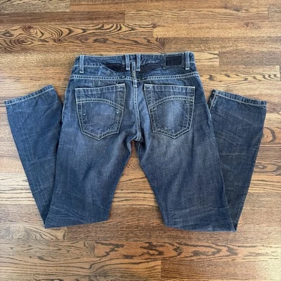 Jeans para hombre Robins alas negras tachonadas alas vintage jean talla 34 Foto 1 de 4