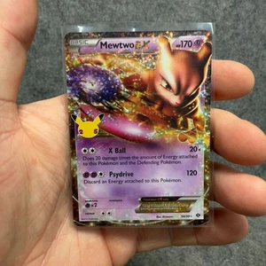 Mewtwo EX 2012 54/99 Holo Rare 1/2 Art 25th Anniversary Shiny Pokemon Near Mint - Bild 1 von 6