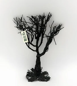 CREEPY HOLLOW Midwest SPOOKY Halloween TREE BLACK 9" Bendable Wire Goth - Picture 1 of 5