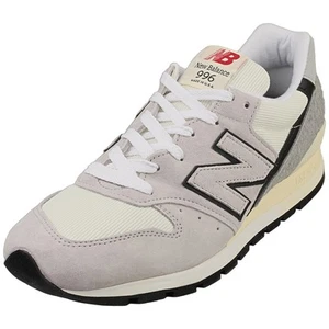 Zapatillas New Balance 996 Hechas en Estados Unidos Unisex Moda en Gris Off White - 10 EE. UU. - Imagen 1 de 8