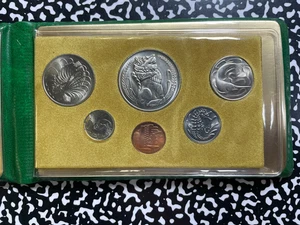 1979 Singapore 6x Coin Mint Set Lot#B2773 With Case & C.O.A. - Picture 1 of 5