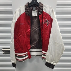 NFL Tampa Bay Buccaneers Damen Reebok Reversible Satin Bomber Jacke XL Neu - Bild 1 von 16