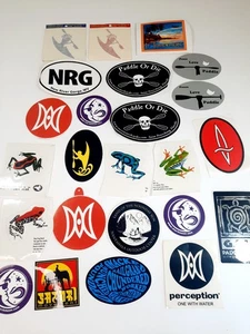 Kayaking Stickers Kayak Themed Sticker Lot 23 - Picture 1 of 13