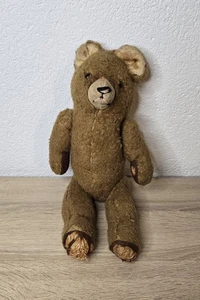 Oso de peluche antiguo 43 cm vintage original difícil de encontrar raro - Imagen 1 de 14
