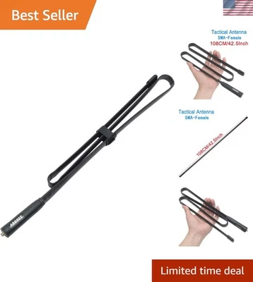 Antena de radioaficionado plegable duradera de 42,5 pulgadas - Ideal para camping y senderismo Foto 1 de 4