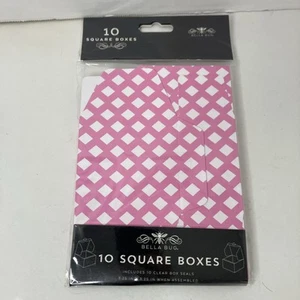 Bella Bug 10 Cajas Cuadradas 3.25" X 3.25" Rosa - Imagen 1 de 1
